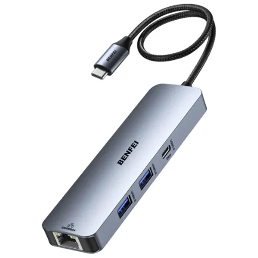 Docking Usb C 3.1 A Hdmi, Hub Usb, Rj45, Usb C Pd Benfei Bf-379